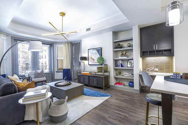 living room at Flatiron Domain Apartments