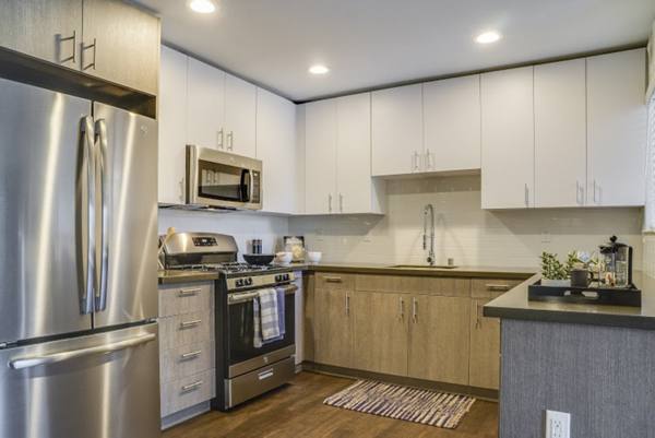 kitchen at Solterra at Civic Center Apartments                                        