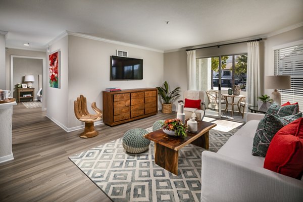 living room at Seacrest Apartment Homes