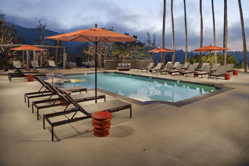 Resort-style swimming pool at Seacrest Apartment Homes offering luxurious amenities for relaxation and leisure
