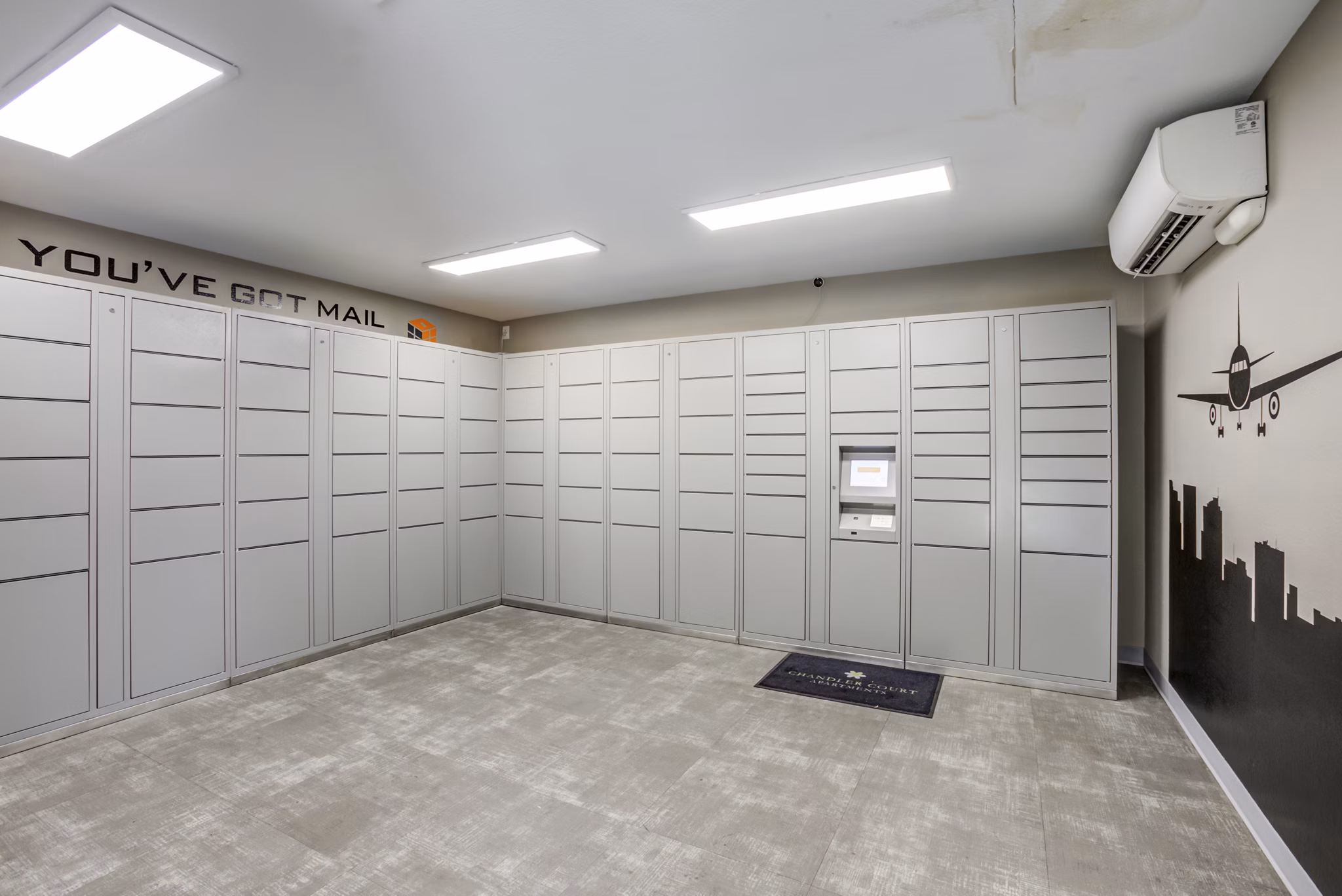 Secure parcel locker at Avana Chandler Apartments for convenient package pickup