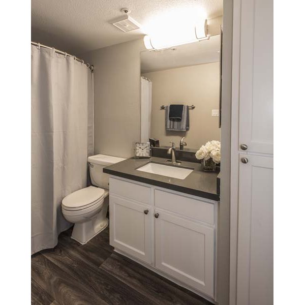 Bathroom featuring modern fixtures and elegant finishes at Avana Gilbert luxury apartments