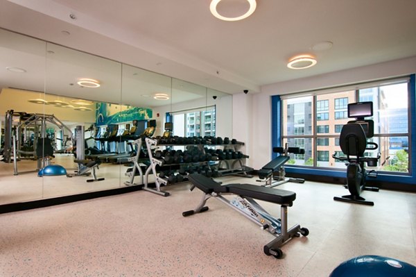 fitness center at Estuary Apartments                 