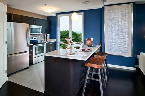 kitchen at Estuary Apartments                  