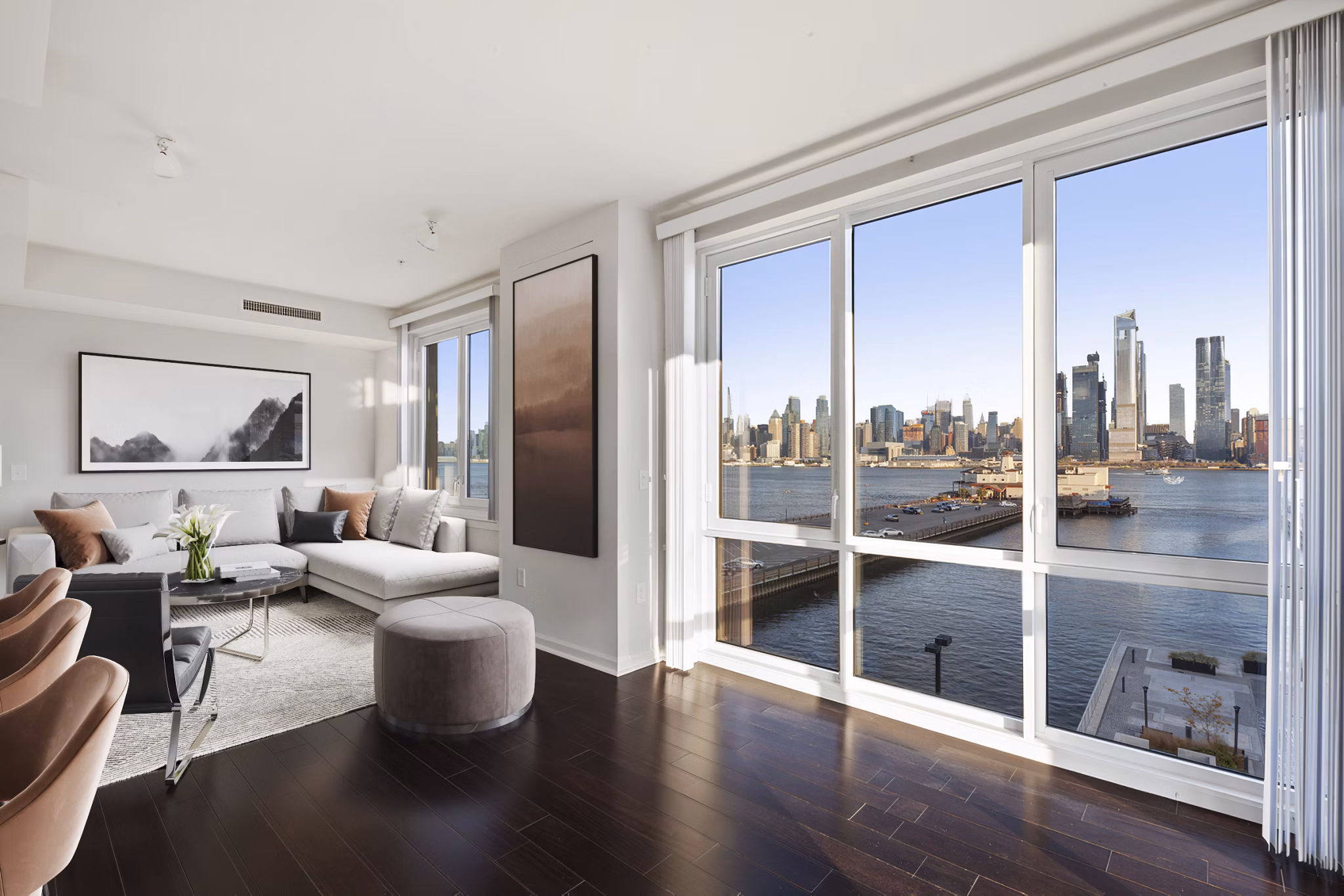 Living Room at Estuary Apartments