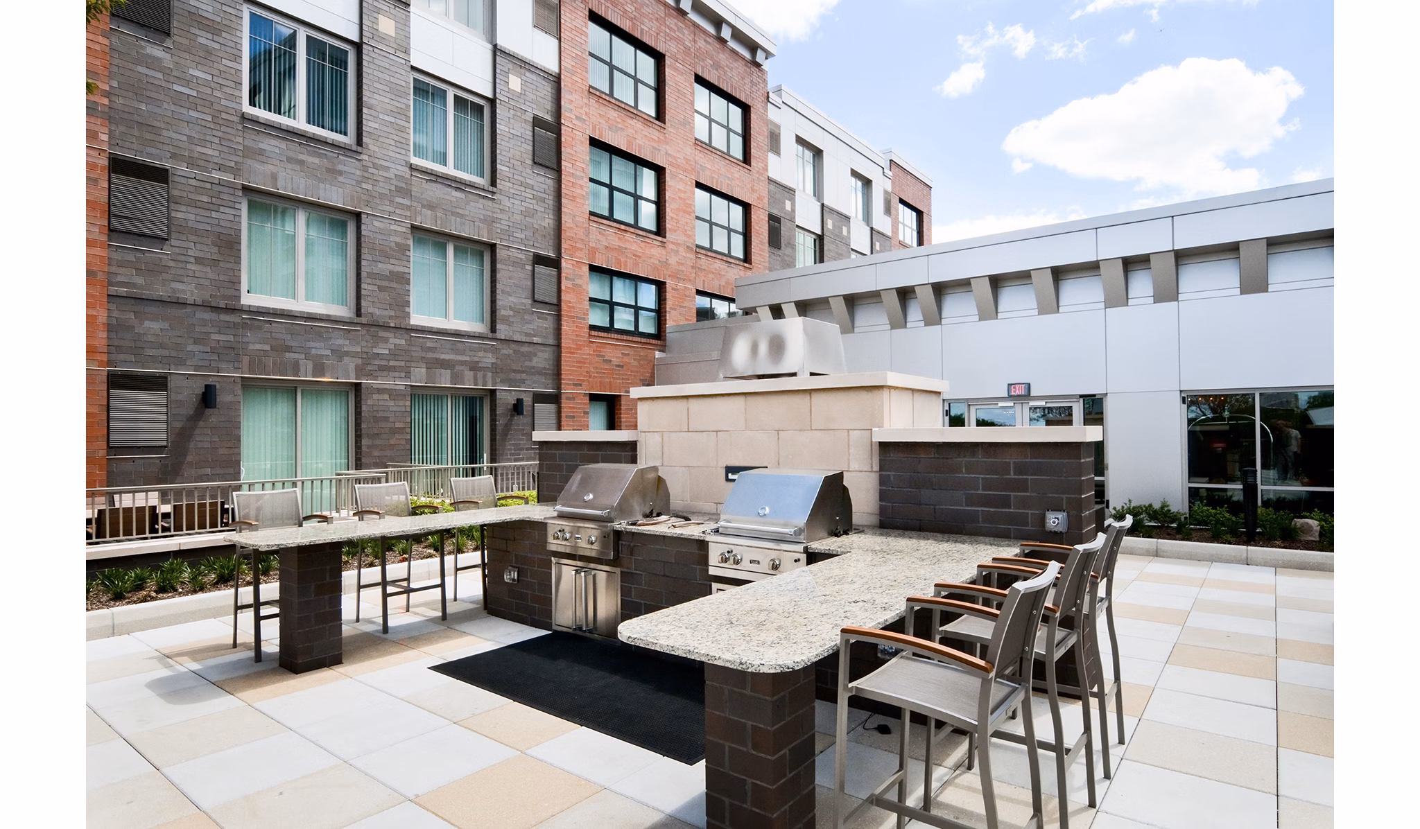 grill area at Estuary Phase II Apartments                                                       