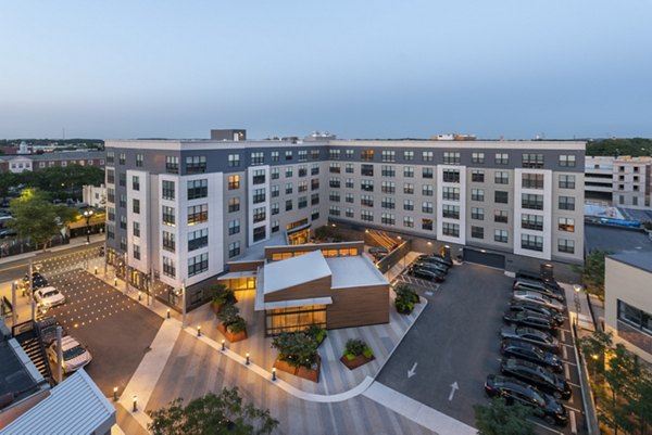 West of Chestnut Apartments: Modern view showcasing luxury apartment design in Quincy