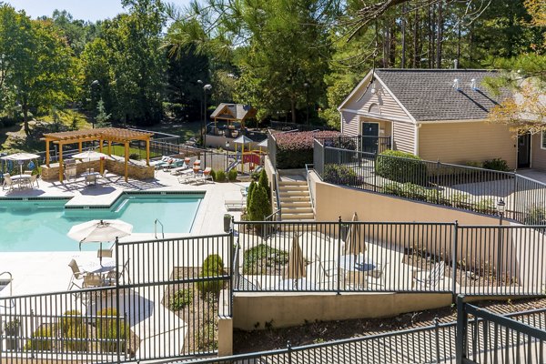 Scenic woodland view from Avana Woods luxury apartments balcony