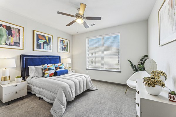 bedroom at Caliza Apartments