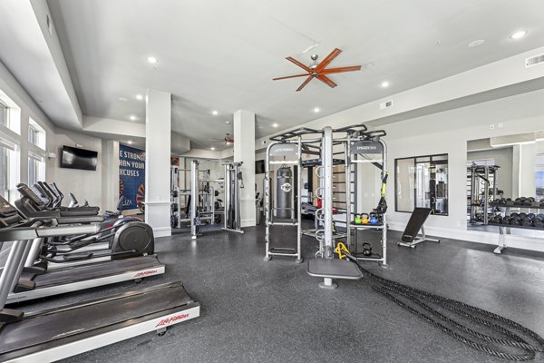 fitness center at Caliza Apartments