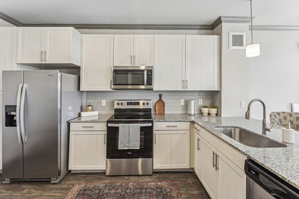 Kitchen at Caliza Apartments