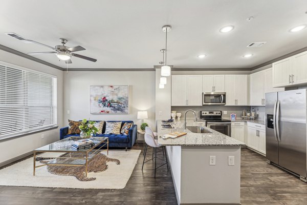 kitchen at Caliza Apartments