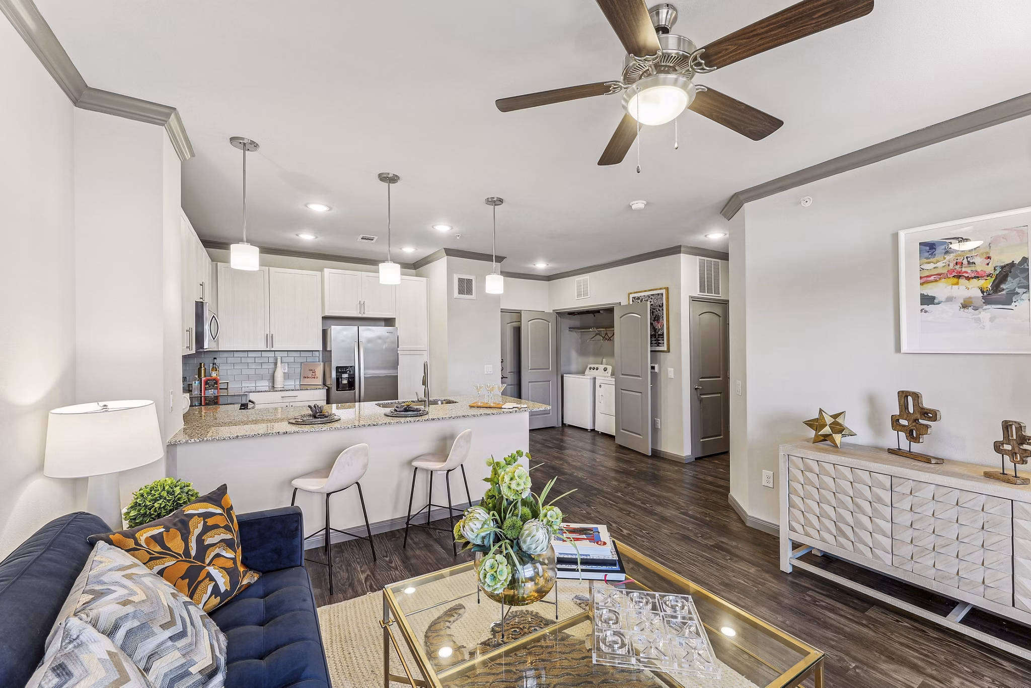 living room at Caliza Apartments