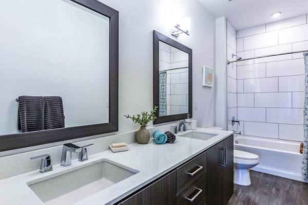 bathroom at Crescent Highland Apartments                                                       
                                                       