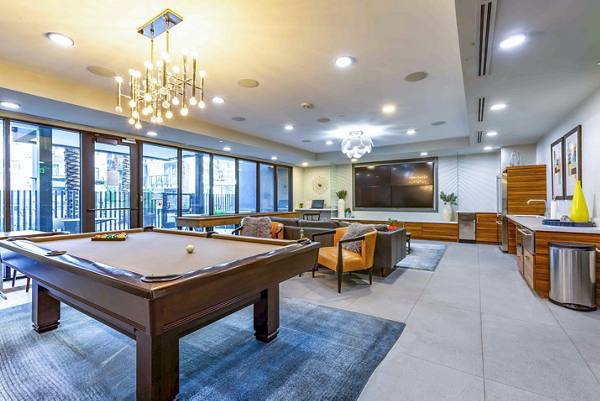 game room at Crescent Highland Apartments                                                        