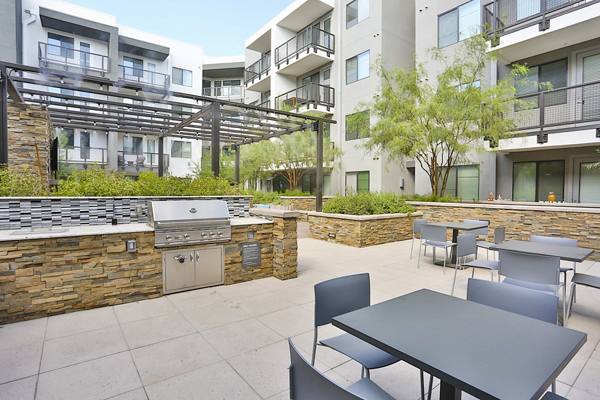 grill area at Crescent Highland Apartments                                               
                                      