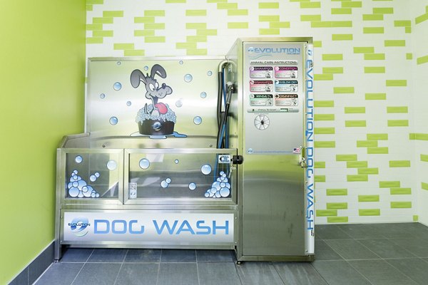 dog wash station at The Art on Highland Apartments