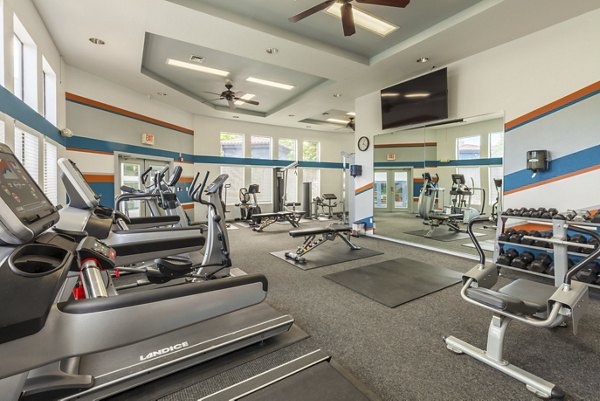 fitness center at Circ Apartments