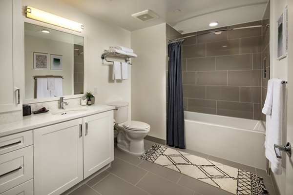 bathroom at Trademark Apartments
