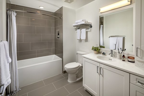 bathroom at Trademark Apartments