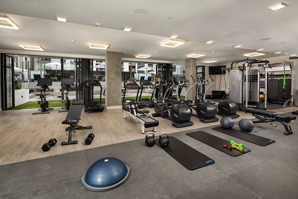 fitness center at Trademark Apartments