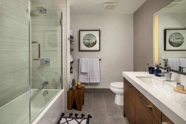 bathroom at Park Fifth Tower Apartments