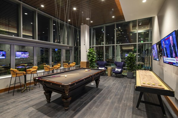 game room at Park Fifth Tower Apartments