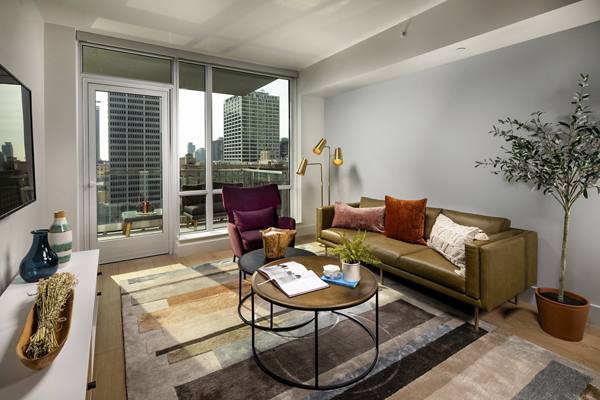living room at Park Fifth Tower Apartments