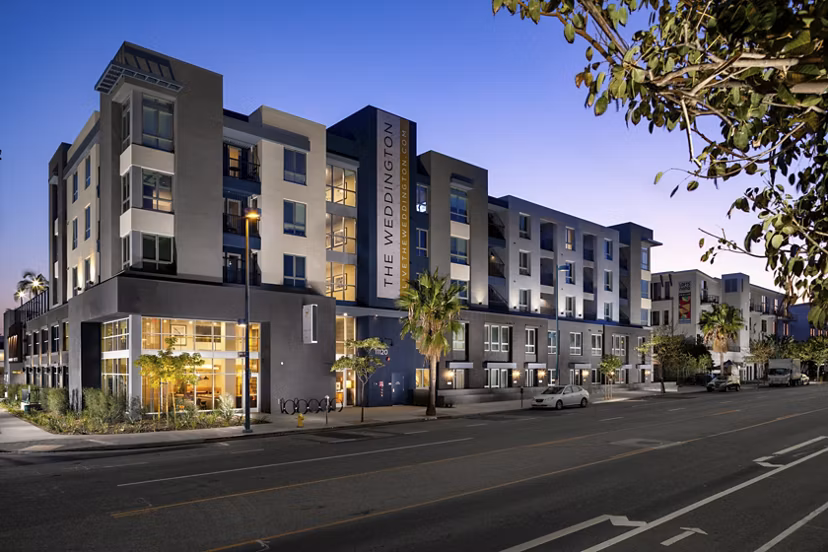 exterior at The Weddington Apartments