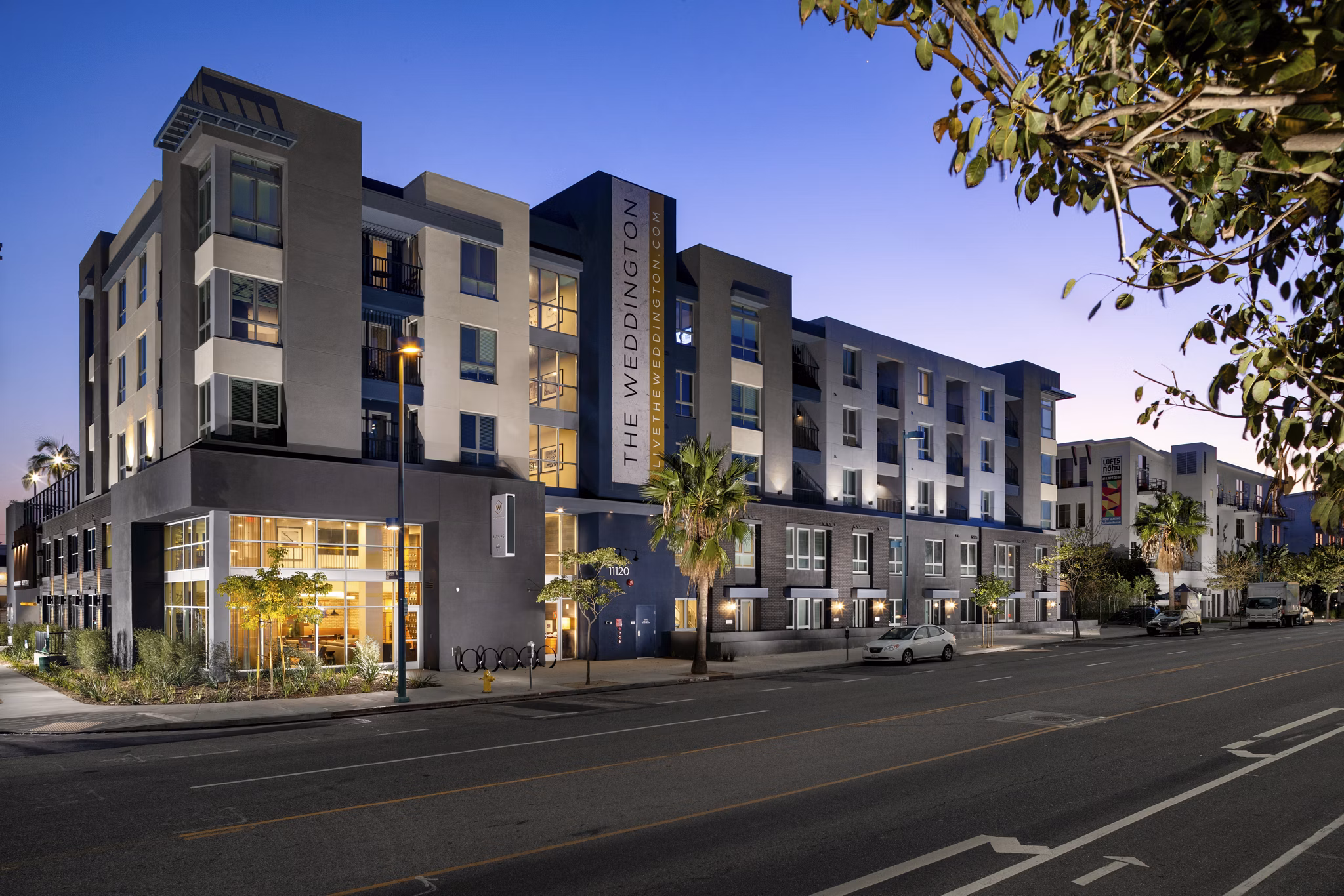 exterior at The Weddington Apartments