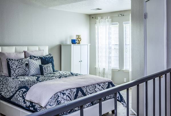 bedroom at Spring Park Apartments