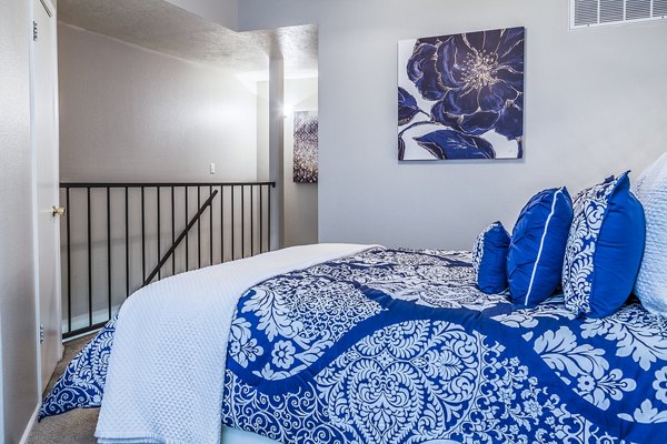 bedroom at Spring Park Apartments