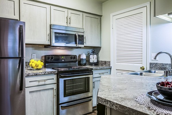 kitchen at Spring Park Apartments