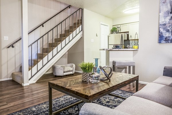 living room at Spring Park Apartments