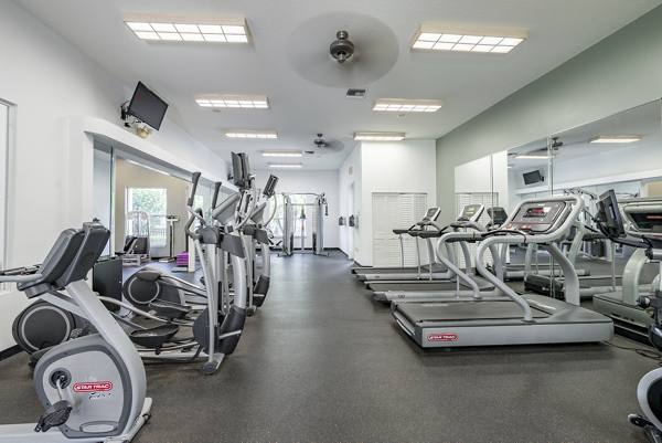 fitness center  at Mira Flores Apartments