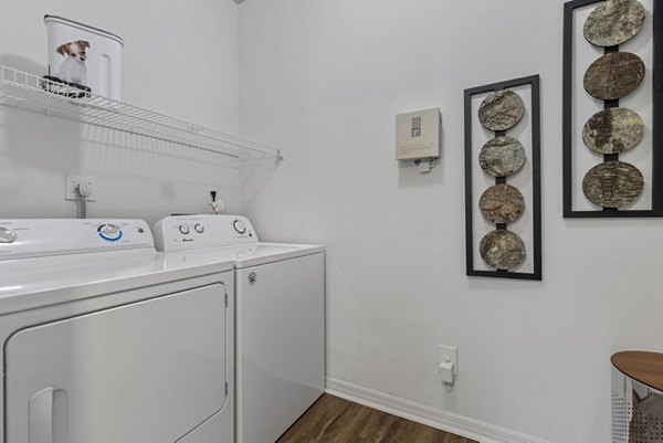 laundry room at Mira Flores Apartments