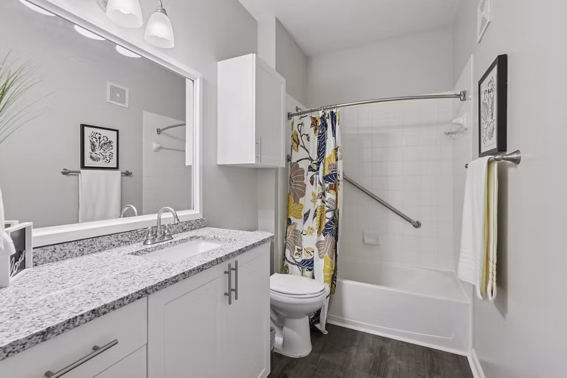 bathroom at Finley at Fairfax Corner Apartments