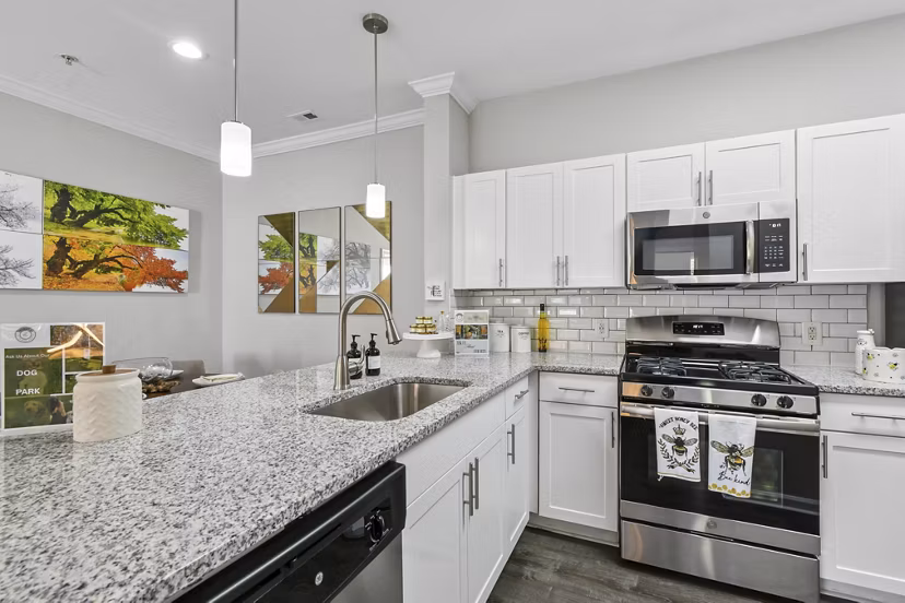kitchen at Finley at Fairfax Corner Apartments
