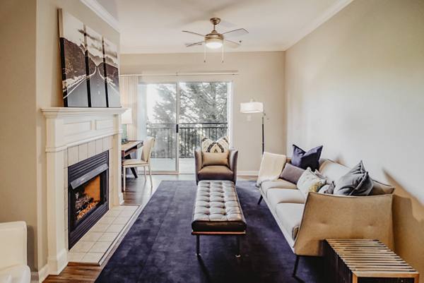 living room at Finley at Fairfax Corner