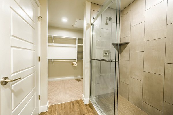 bathroom at Hardware Village Apartments