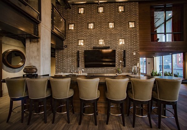 Clubhouse at Hardware Village: Modern and spacious community hub with stylish interiors in a luxury apartment complex