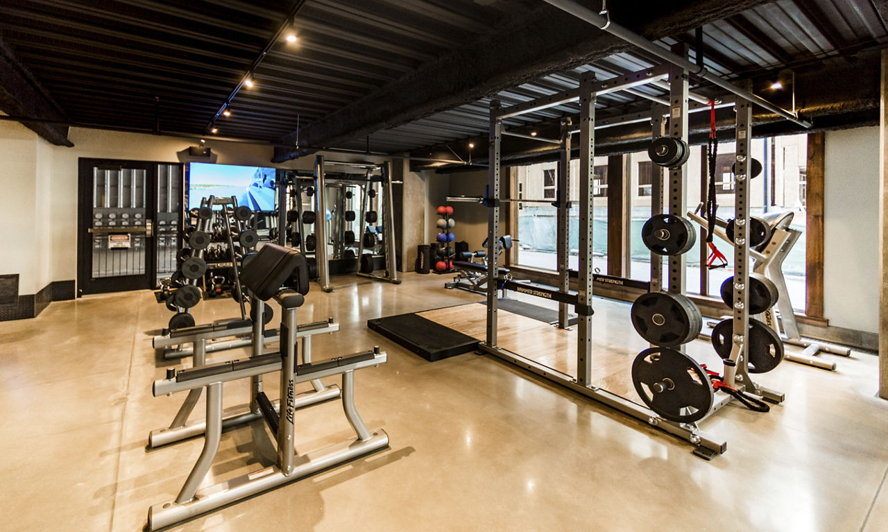 Gym at Hardware Apartments (3 of 4)