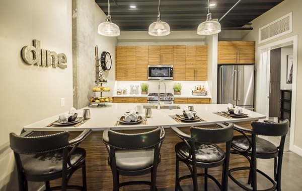 kitchen at Hardware Village Apartments