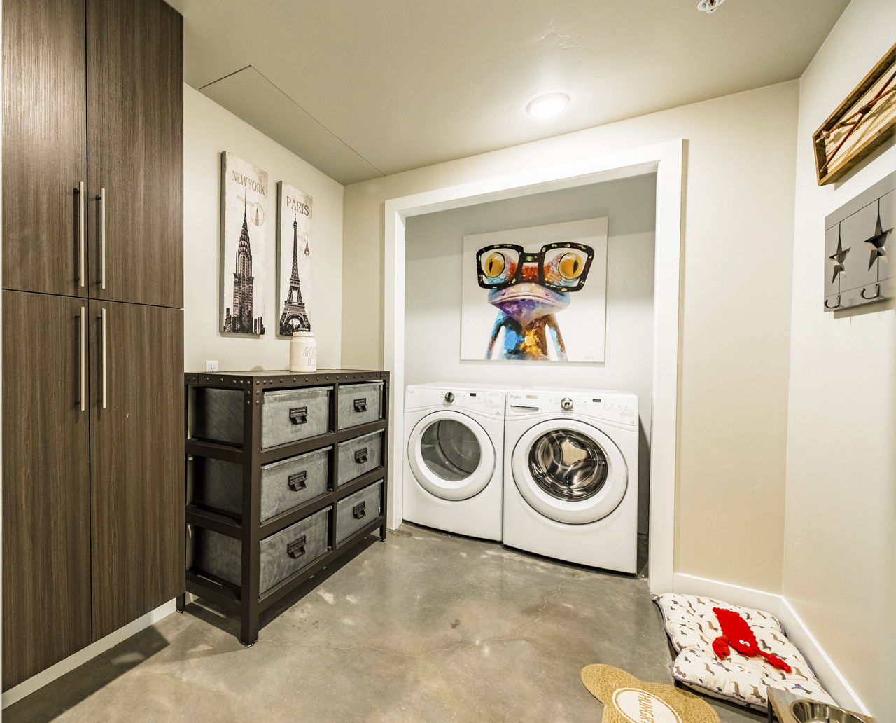 Laundry room at Hardware Apartments