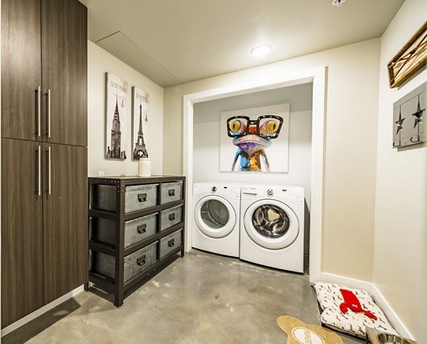 laundry room at Hardware Village Apartments