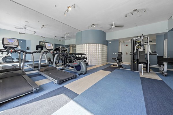 Modern fitness center with state-of-the-art equipment at Monterra Apartments, perfect for a healthy lifestyle