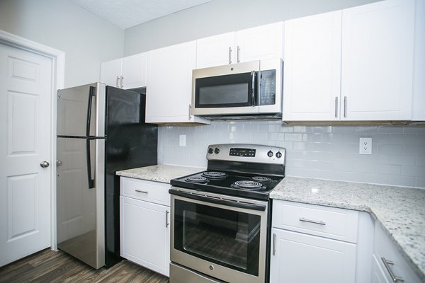 kitchen at The Prato at Midtown Apartments