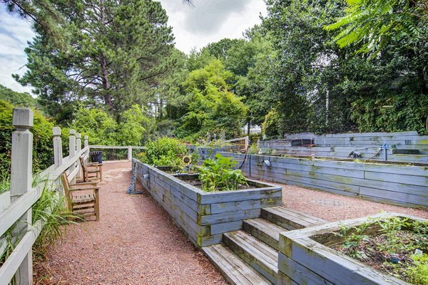 community garden at The Prato at Midtown Apartments