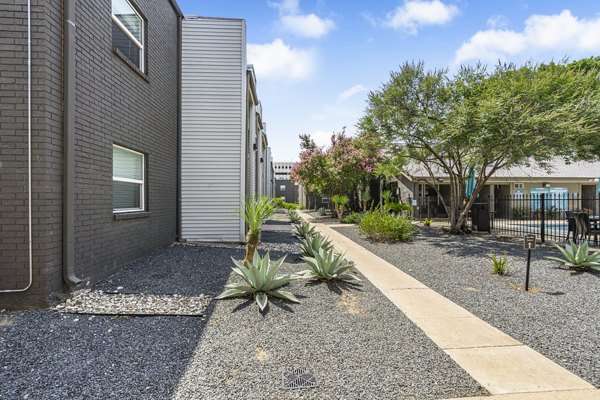 exterior at Waterloo Flats Apartments
