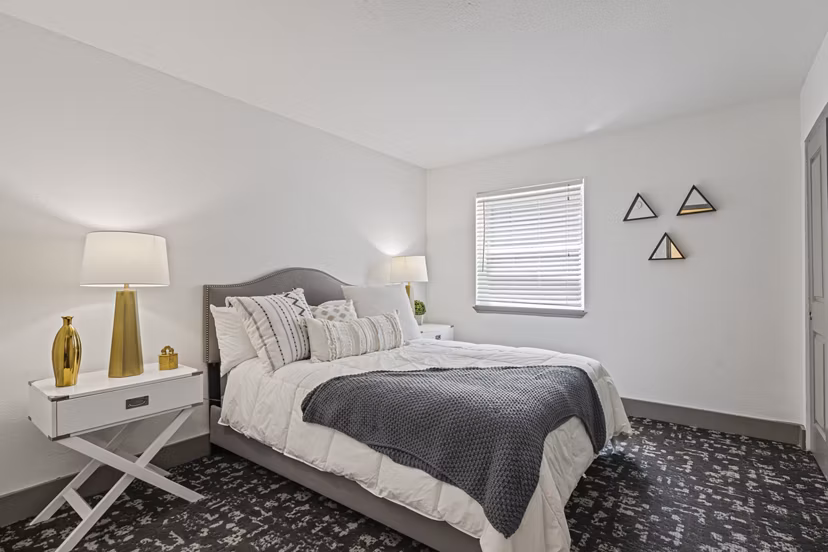 bedroom at Waterloo Flats Apartments